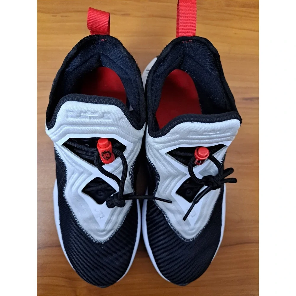 Nike Men's LeBron Soldier XIV Basketball Sneakers Ck6024-002‎ Black White Sz 9.5